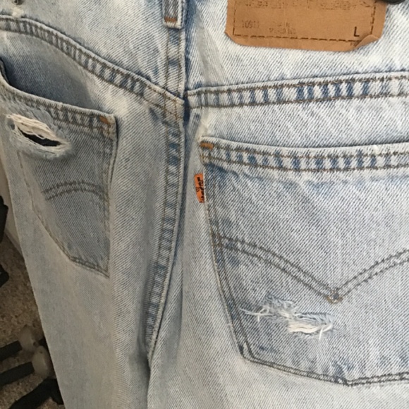 usa 1995 🇺🇸orange tab highest waist vintage levis - Picture 7 of 13